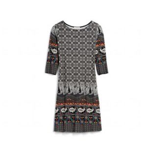 Gili printed shift dress